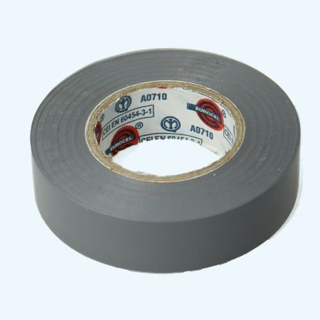 Isolatietape 19 mm x 25 meter grijs