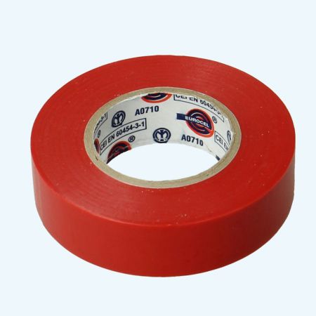 Isolatietape 19 mm x 25 meter rood