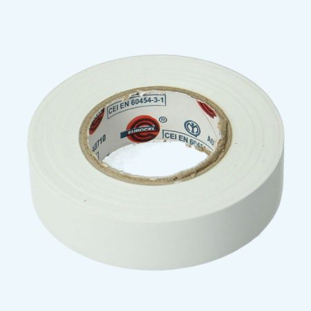 Isolatietape 19 mm x 25 meter wit