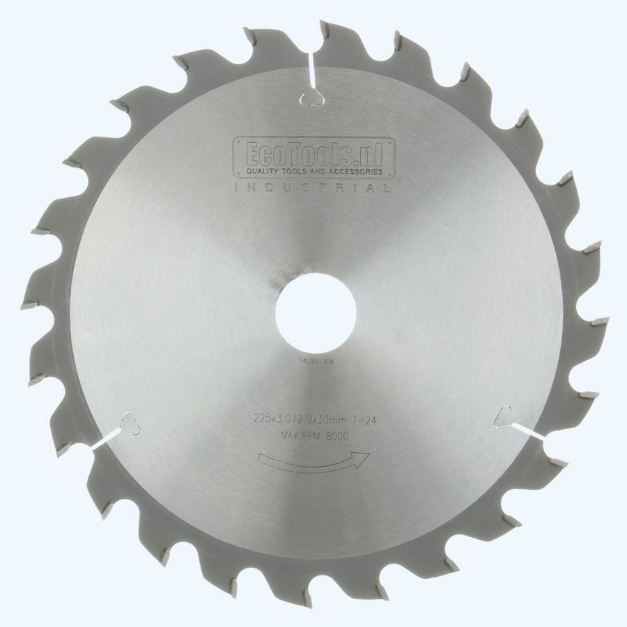 Mafell Zaagblad-HM 225 X 1,8/2,5 X 30 Mm, Z 68, FZ/TZ, Voor Kunststof En Aluminiumprofielen Erika 70 Ec