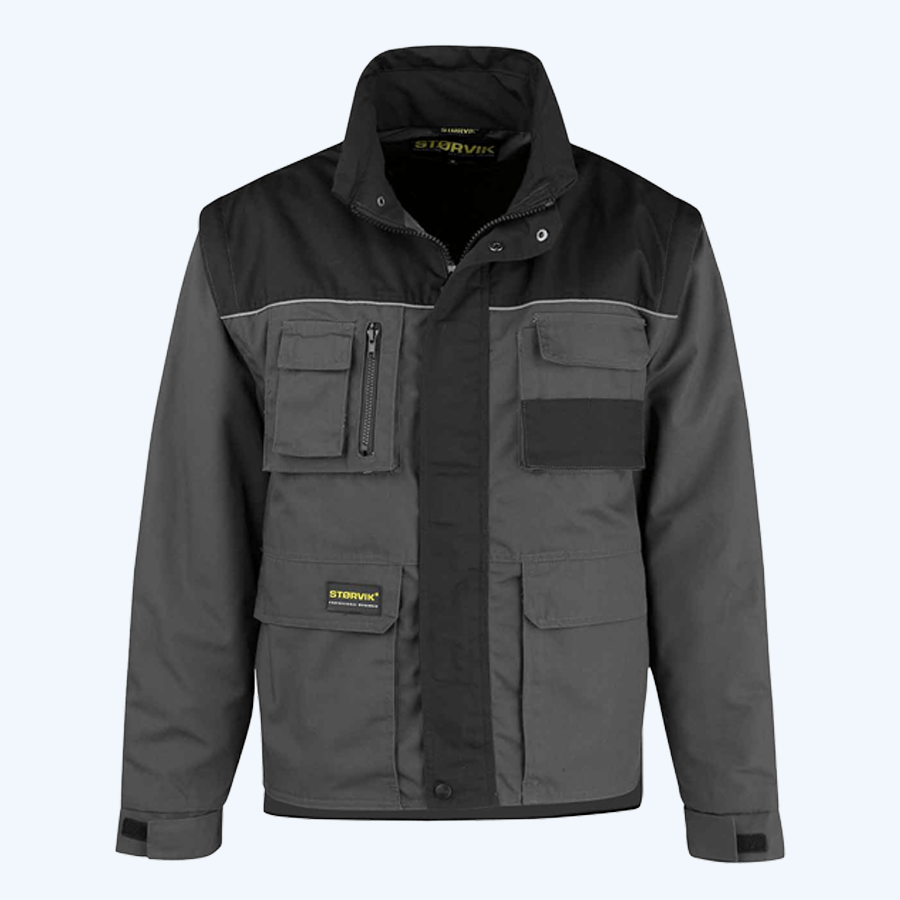 メンズウェア SIGHTRON Storvik 4 seizoenen werkjas Aron antraciet/zwart (maat S)